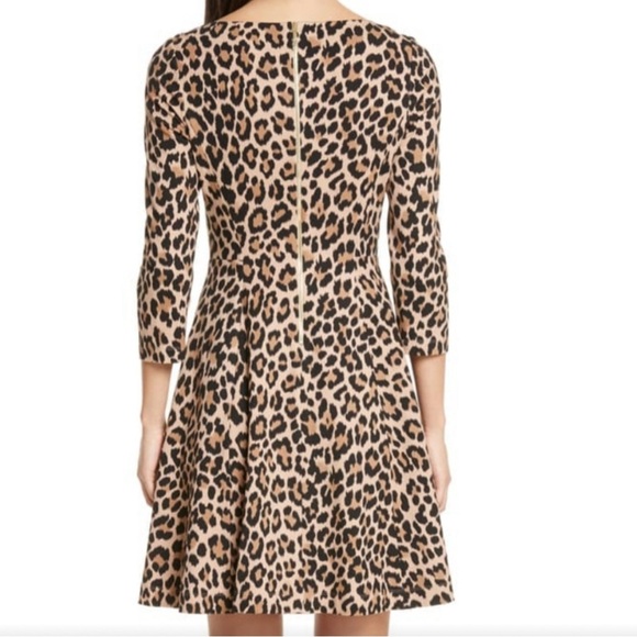 NEW Kate Spade Leopard Print Dress Size 2 With Pockets - Picture 2 of 7